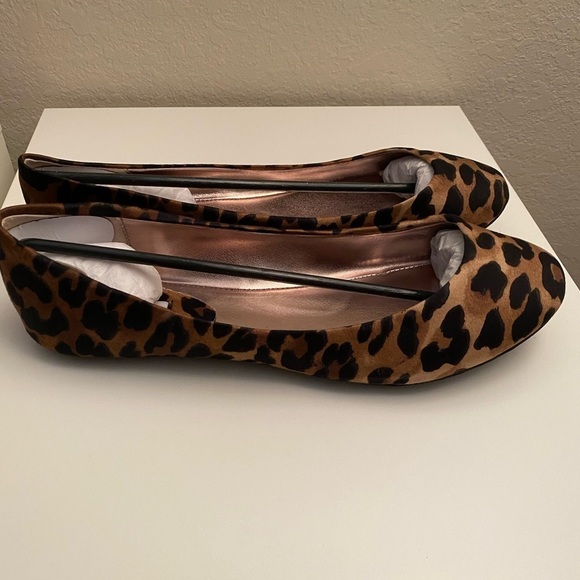 Steve Madden P-Heaven Wide Leopard Flats New In Box - Picture 3 of 8